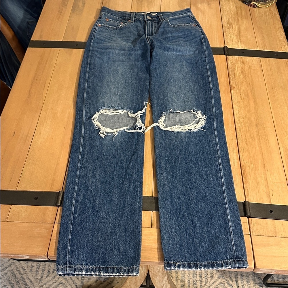 Levi’s sz 25 Low Pro Straight Classic Blue Women's Jeans Like New - Picture 6 of 6